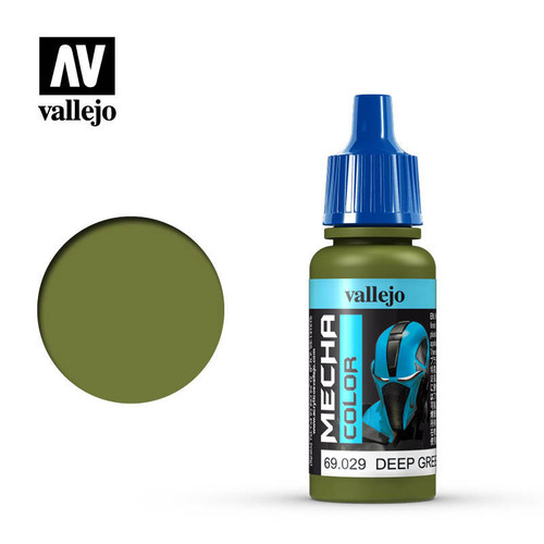 VJ69029 Vallejo Paint 17ml Bottle Deep Green Mecha Color MMD Squadron